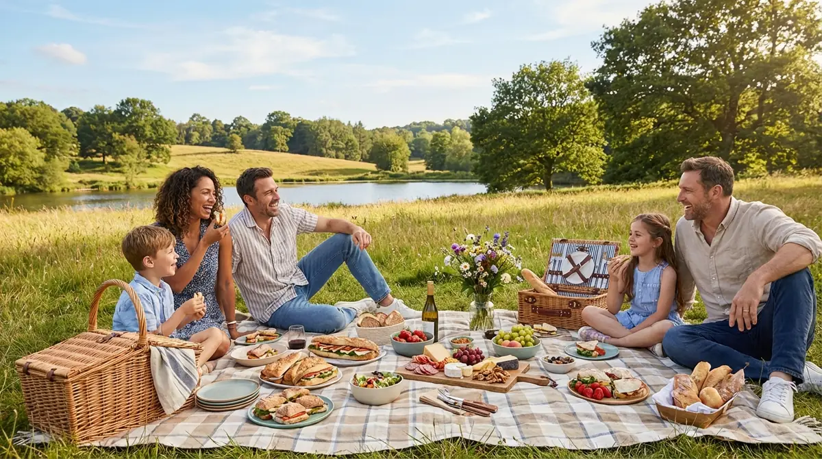 ピクニックとは「屋外で食事を楽しみ、くつろぐレジャー」のこと