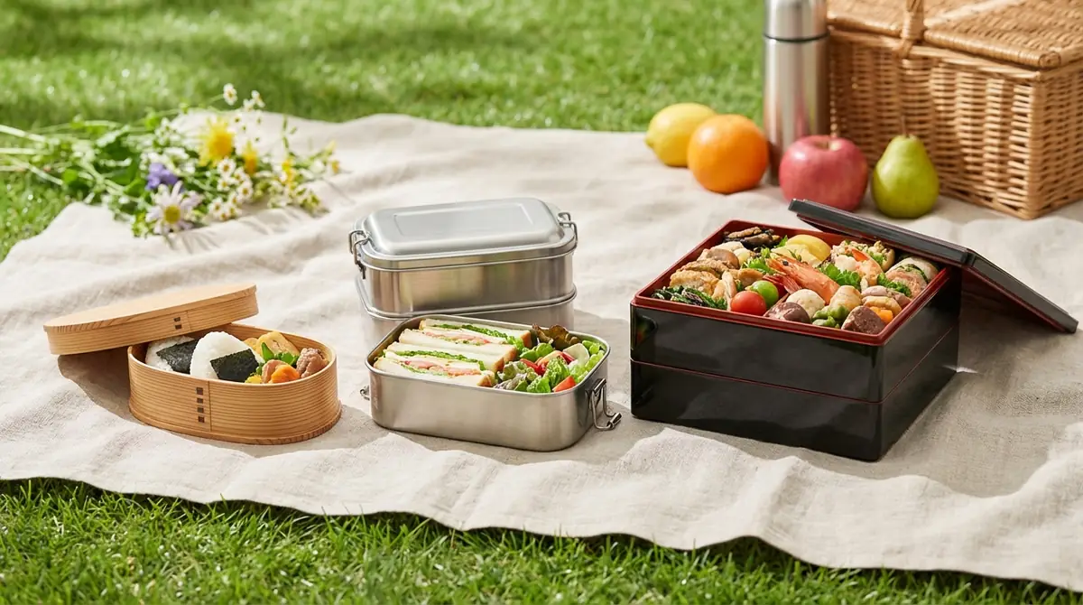 【人数別】ピクニック用お弁当箱の容量目安とタイプ診断