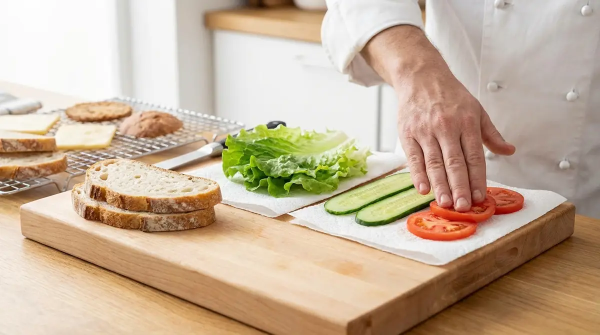 べちゃっとさせないサンドイッチの下準備テクニック