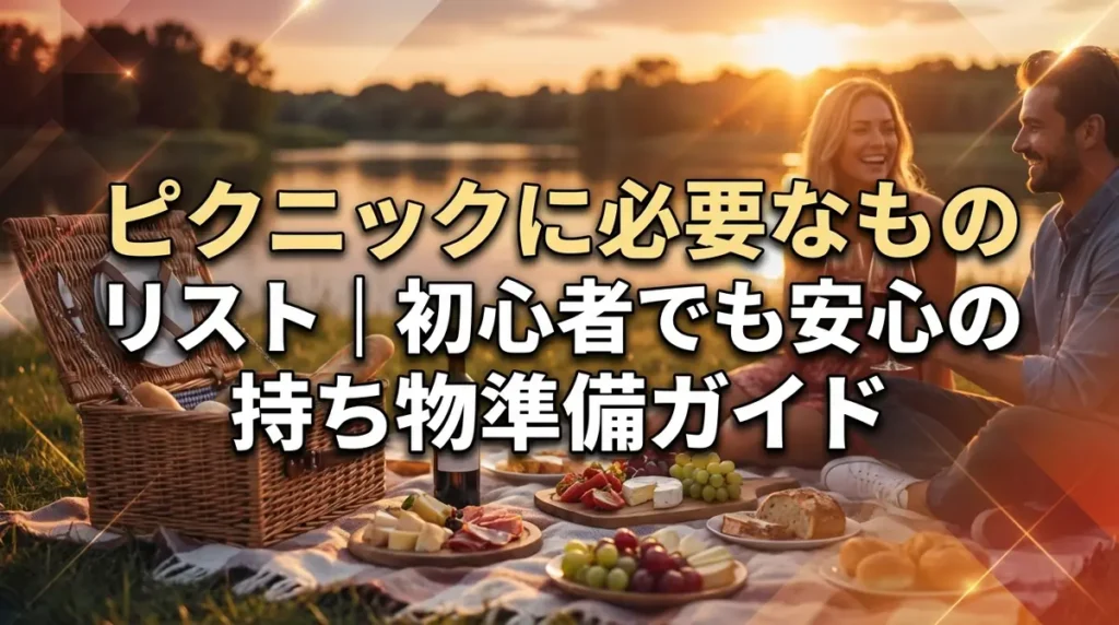 ピクニックに必要なものリスト｜初心者でも安心の持ち物準備ガイド