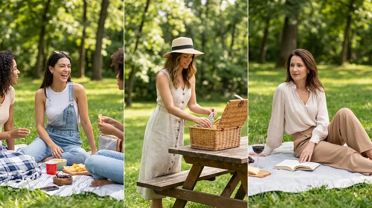 【年代別】20代・30代・40代のピクニックコーデ調整術
