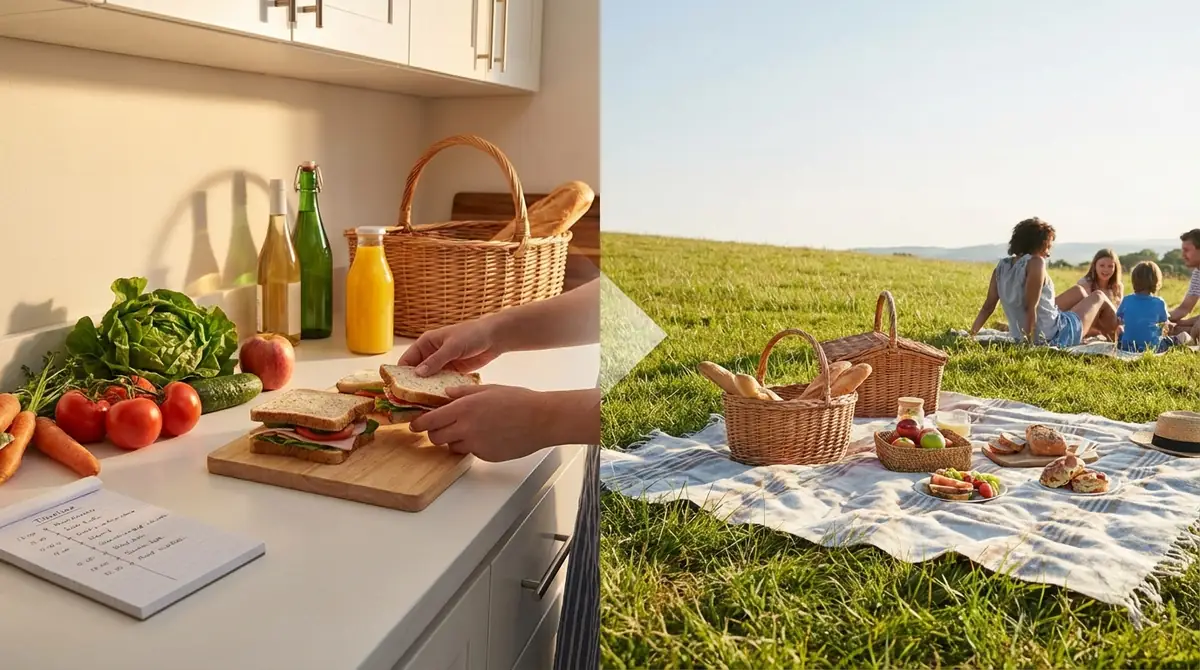 ピクニック準備のタイムライン|前日・当日の段取り