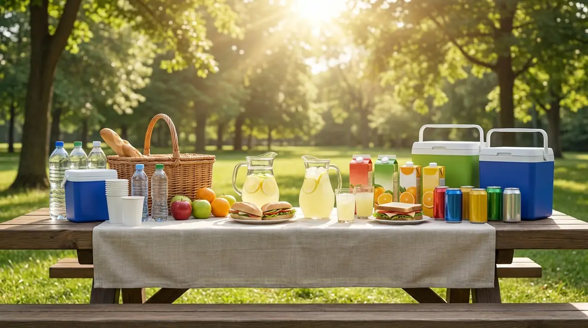 ピクニックに持っていく飲み物の量はどれくらい必要?