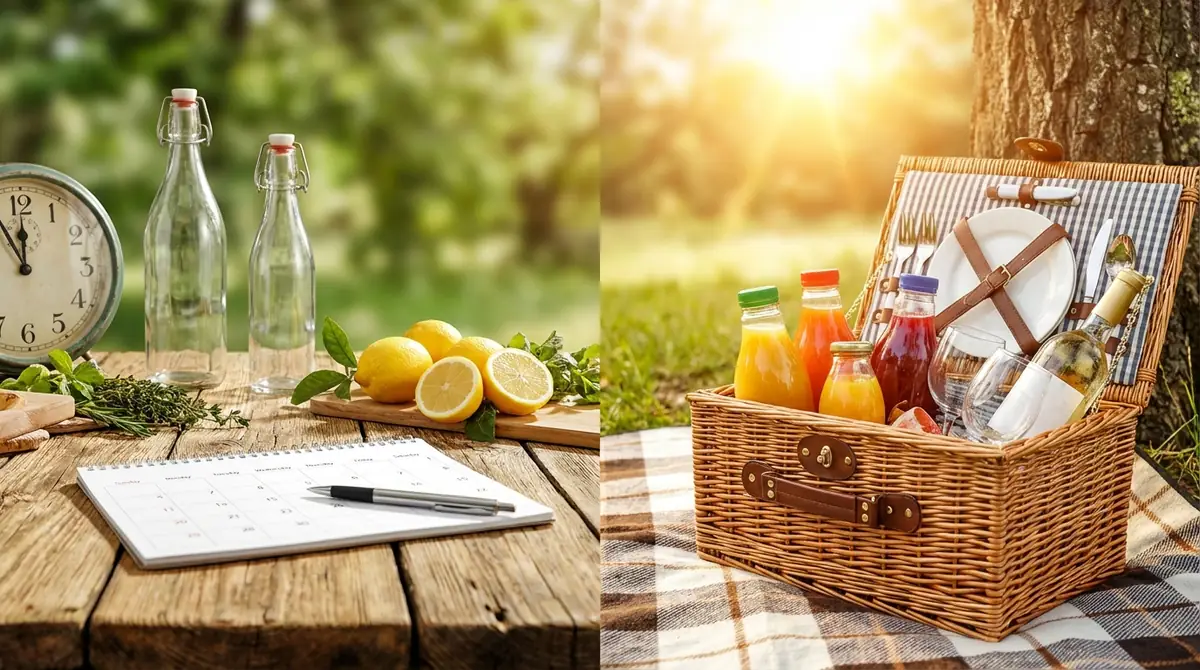 ピクニック飲み物の準備タイムライン|前日・当日チェックリスト