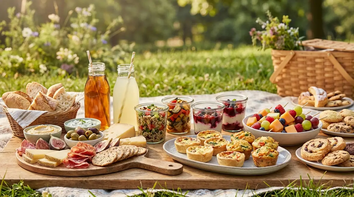 サンドイッチ以外で持っていきたいピクニックの食べ物