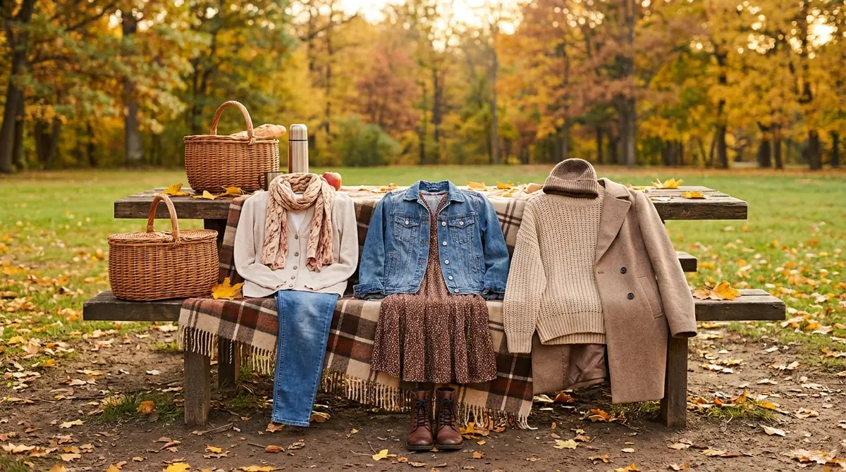 秋ピクニックの服装ガイド|気温別コーデ例