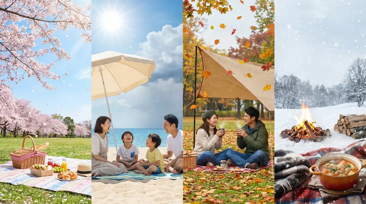 季節・天気別のピクニック攻略法