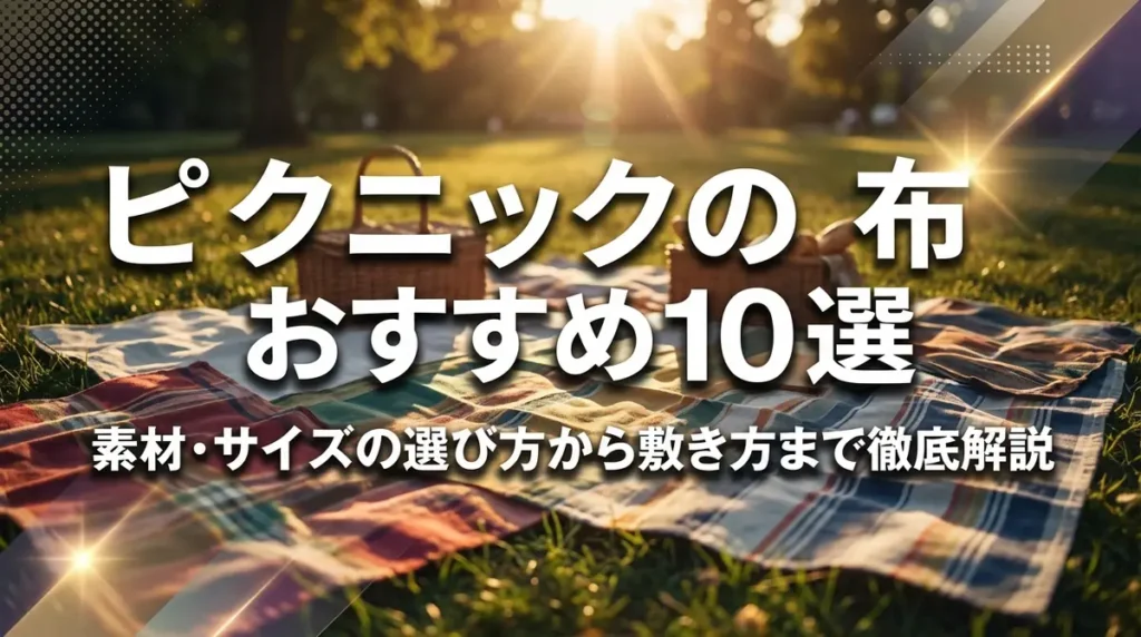 ピクニックの布おすすめ10選｜素材・サイズの選び方から敷き方まで徹底解説