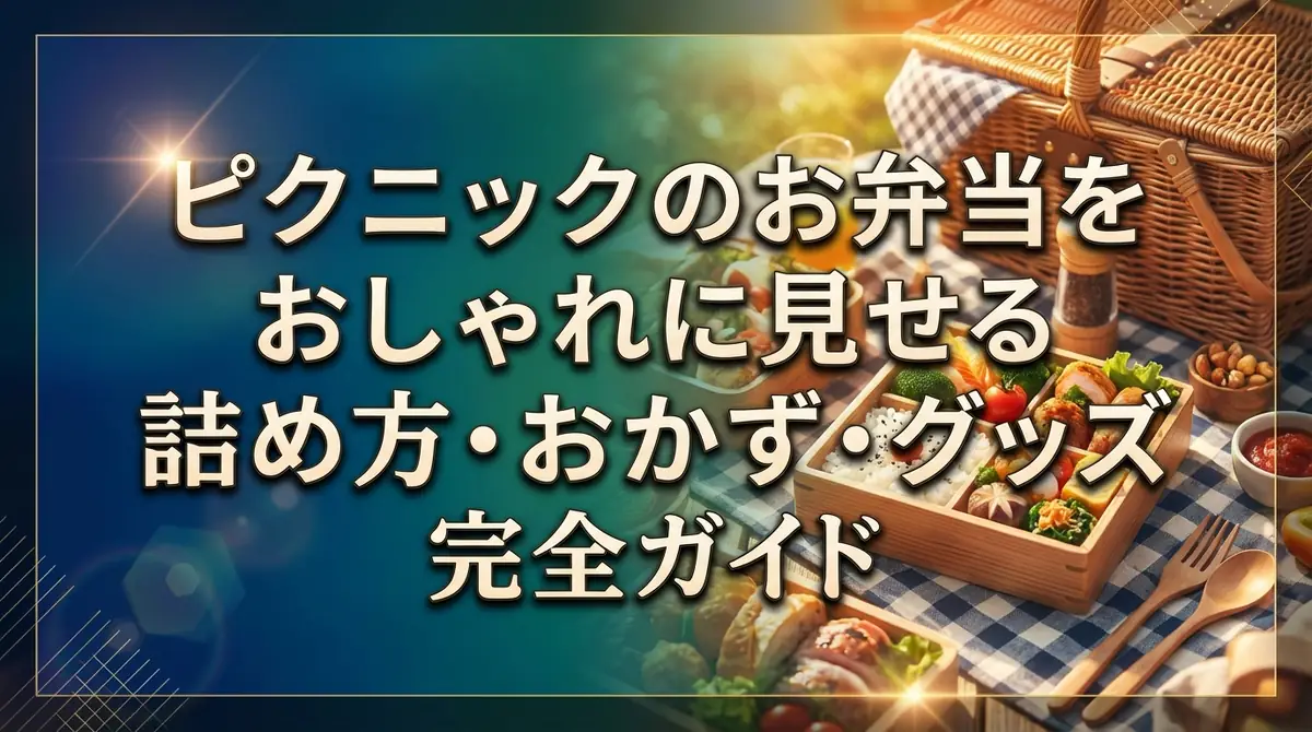 ピクニックのお弁当をおしゃれに見せる詰め方・おかず・グッズ完全ガイド