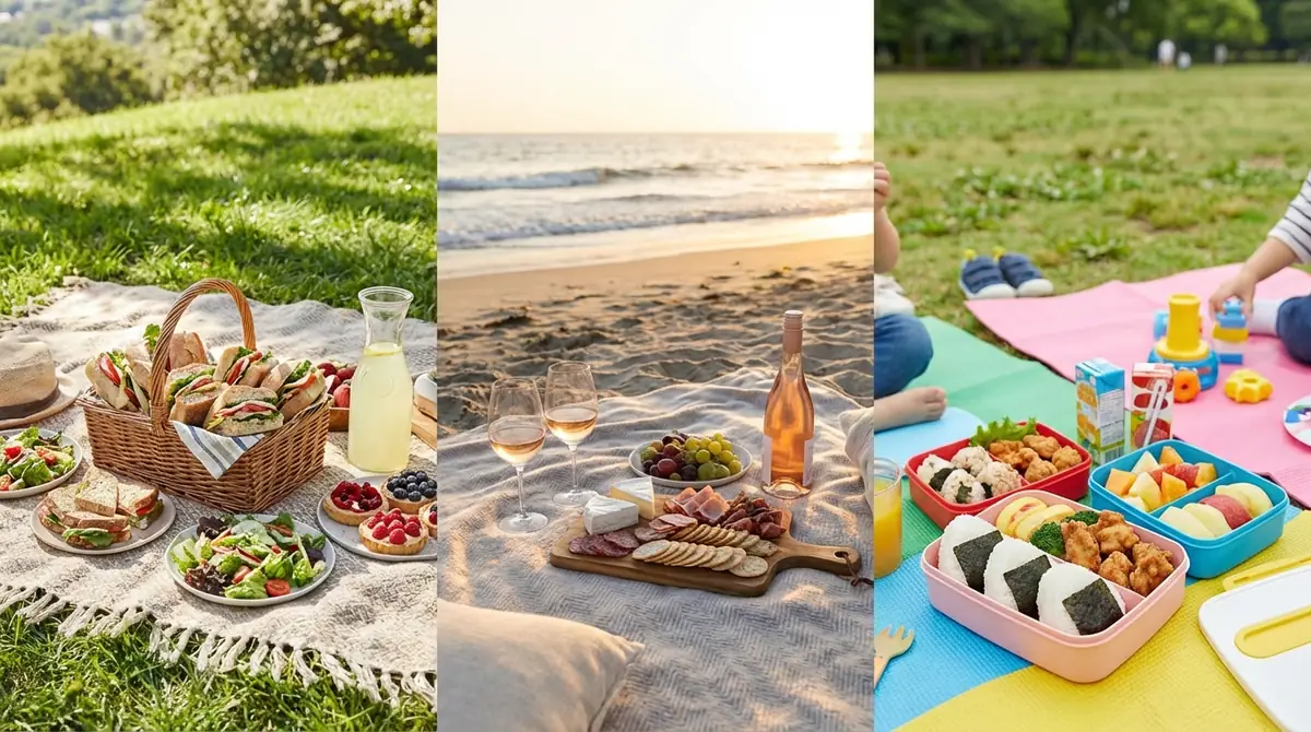 【シーン別】ピクニックメニューの組み合わせ例