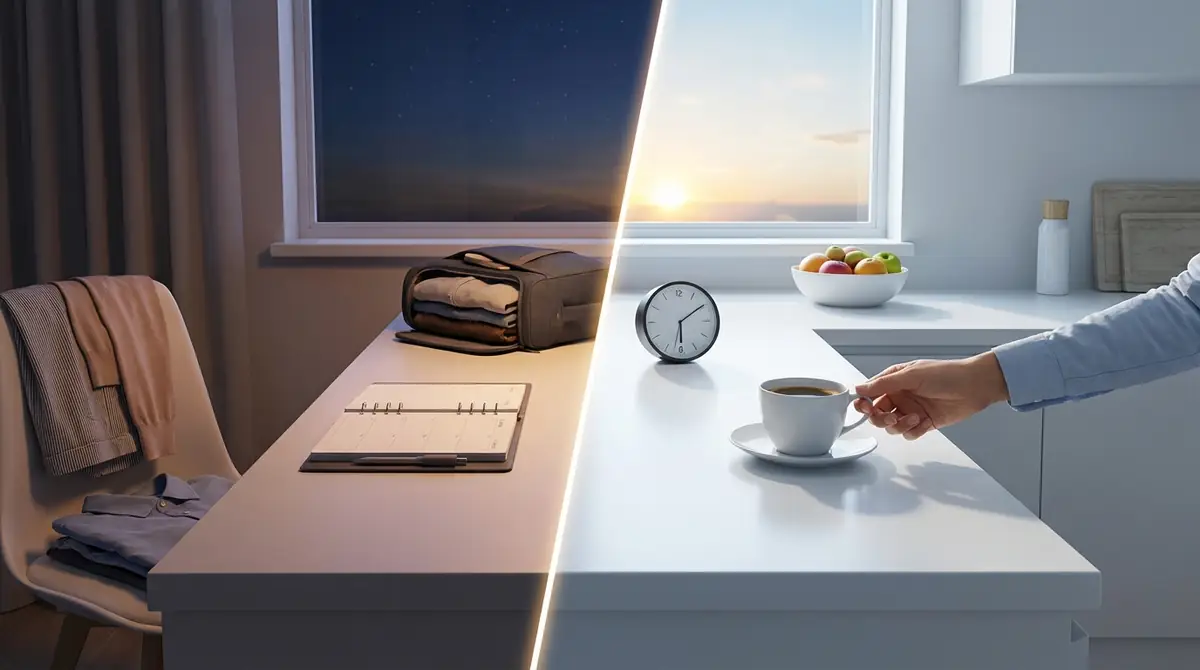 前日準備→当日朝の効率的なタイムスケジュール