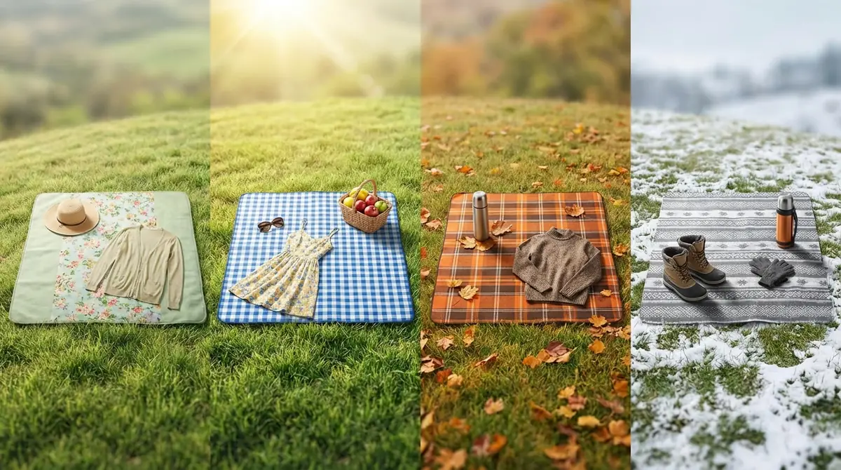 【季節別】ピクニックの服装ポイント｜春夏秋冬の選び方