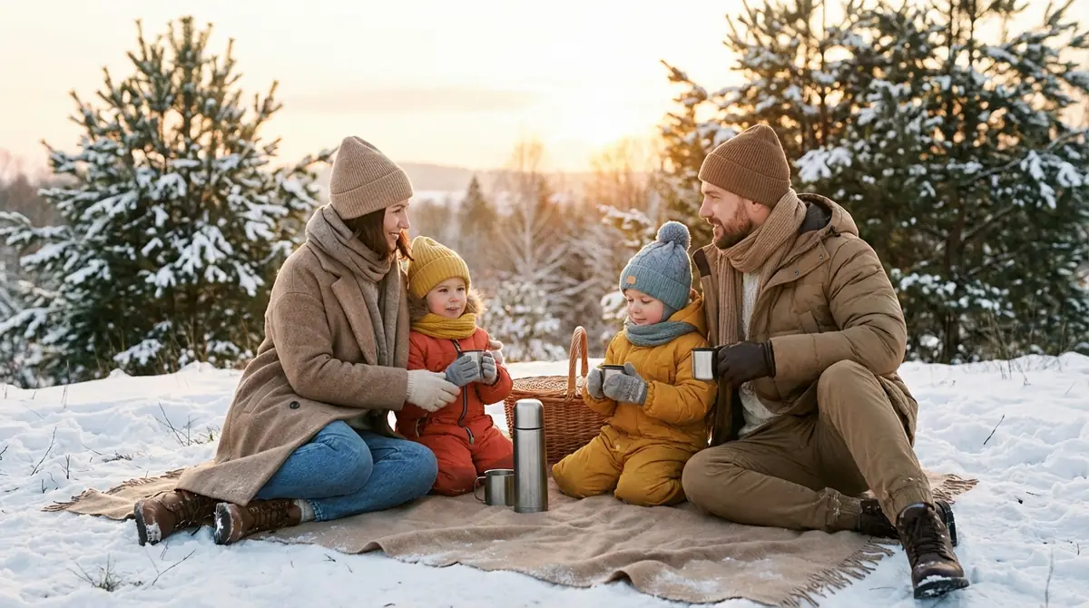 冬ピクニックの服装ガイド|大人・子ども別の防寒コーデ
