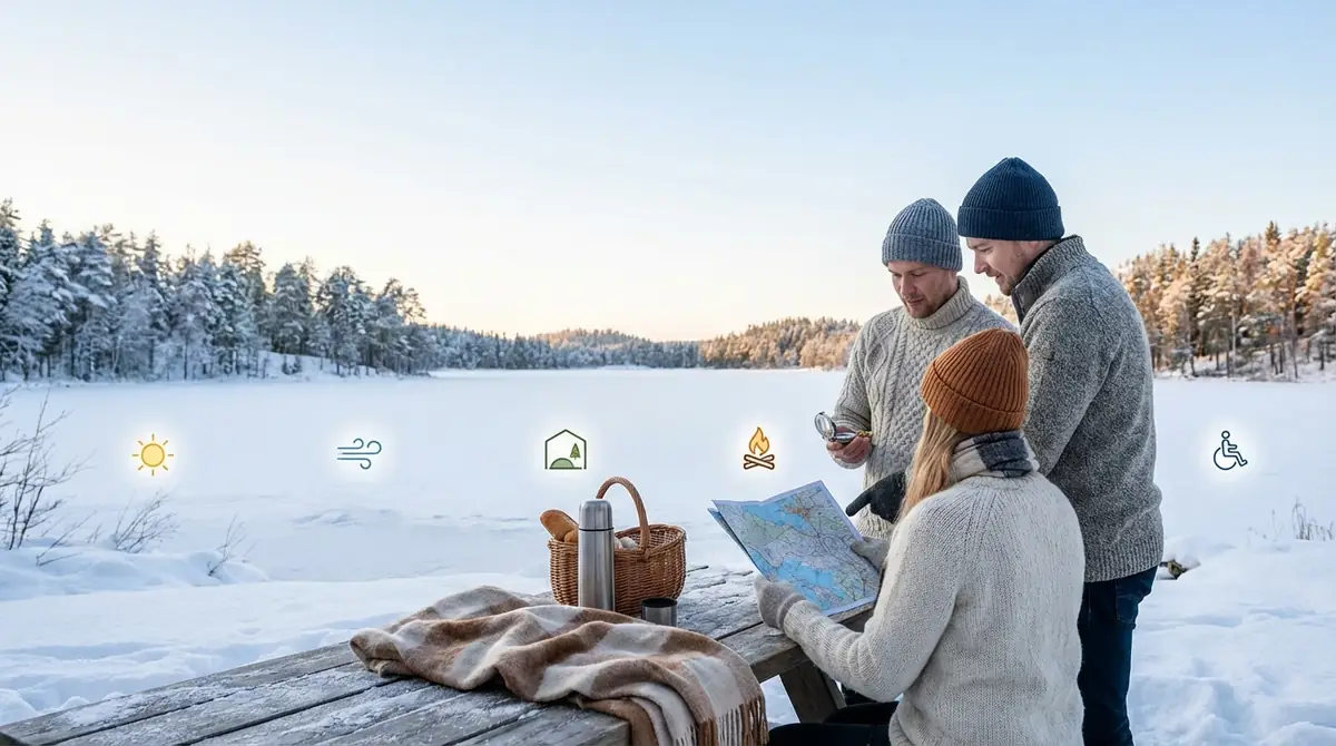 冬ピクニックの場所選び|失敗しない5つの条件