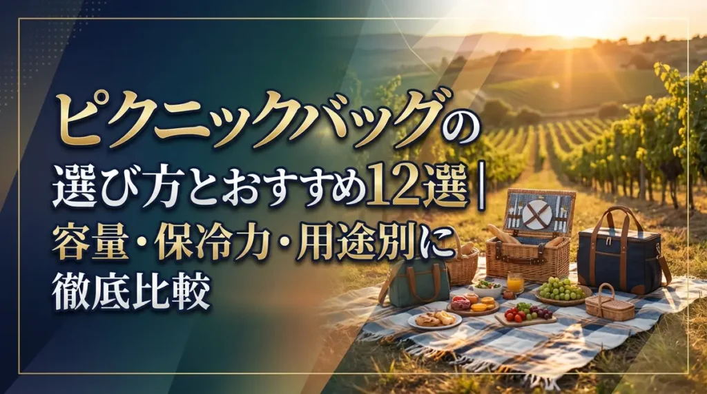 ピクニックバッグの選び方とおすすめ12選｜容量・保冷力・用途別に徹底比較