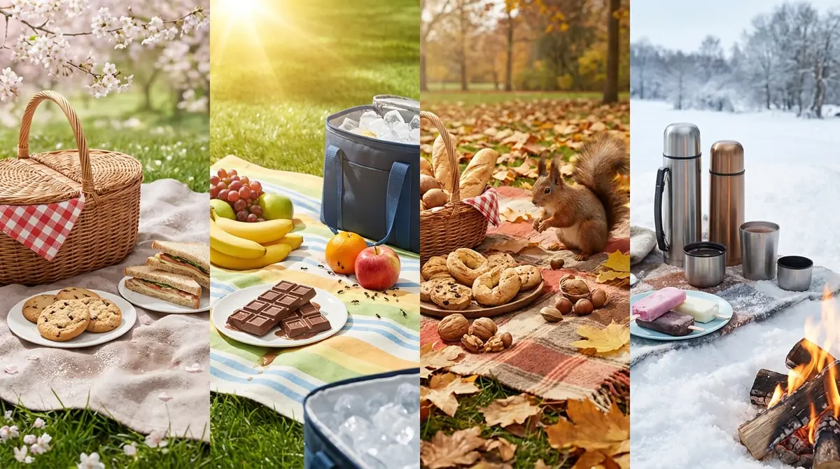 【季節別】ピクニックお菓子の注意点と対策