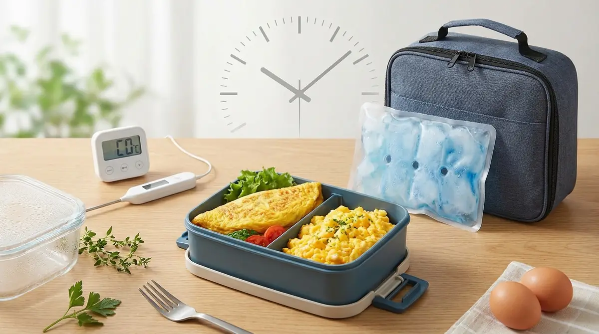 卵料理が傷みやすい原因と安全な持ち運び時間
