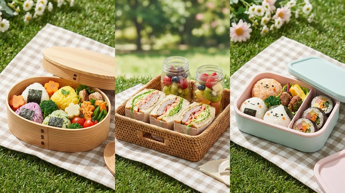 今人気のかわいいピクニック弁当スタイル3選