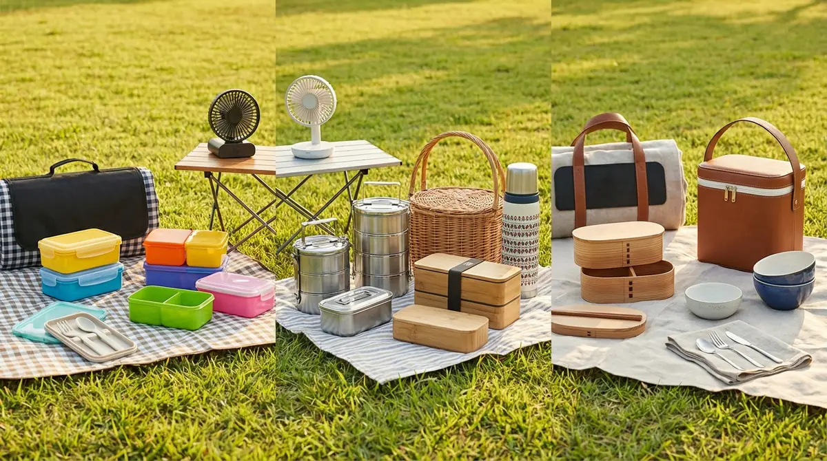 ピクニックにおすすめのお弁当箱&便利グッズ【価格帯別】