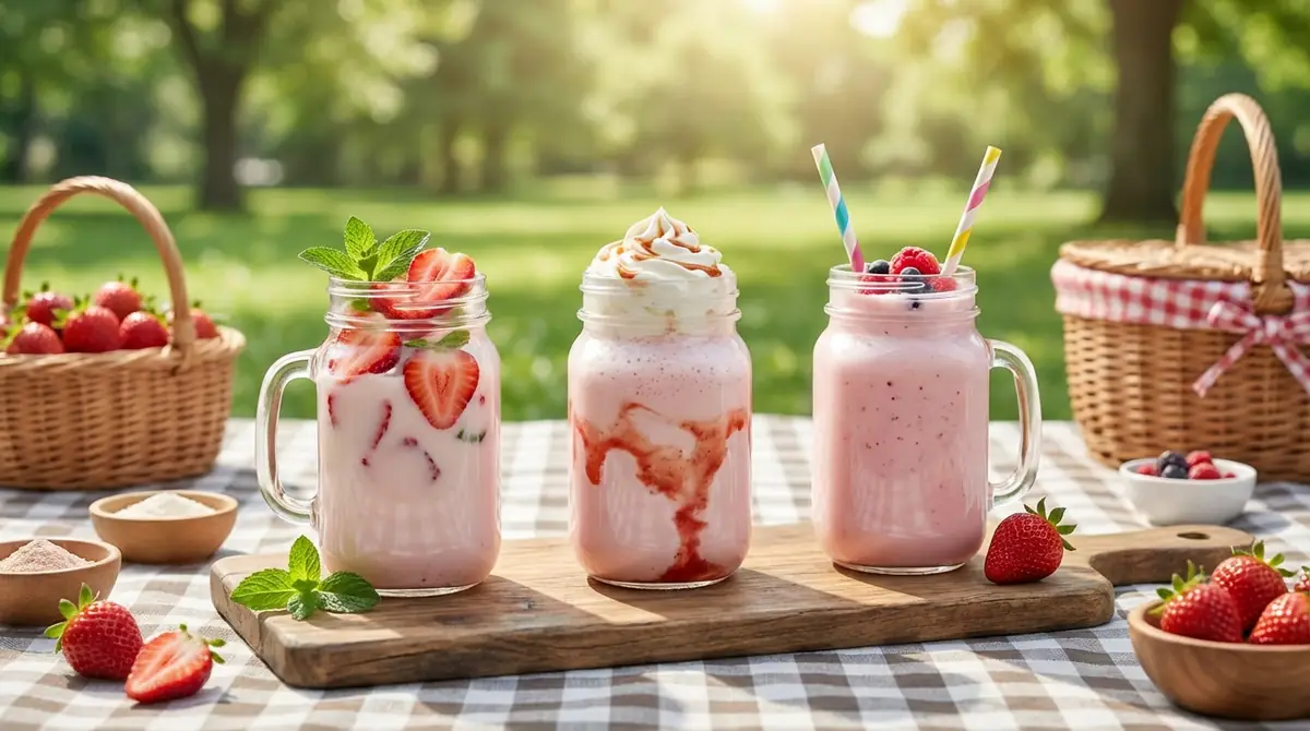 ピクニック いちごオレの簡単アレンジレシピ3選