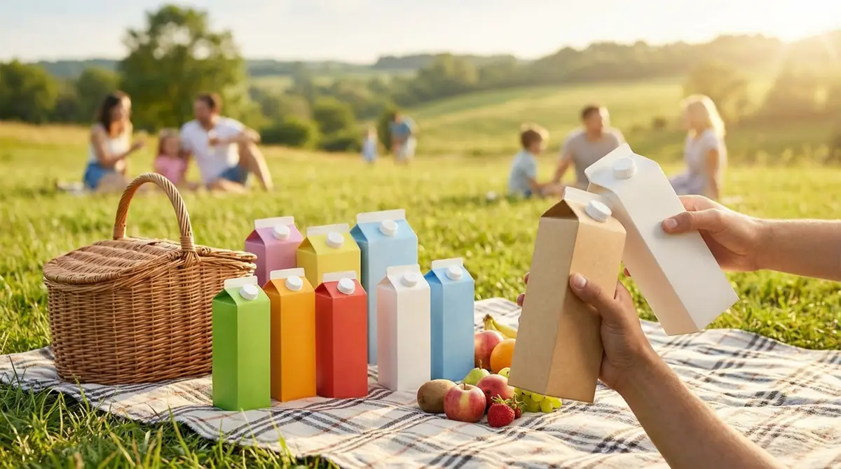 ピクニックに紙パックが選ばれる3つの理由