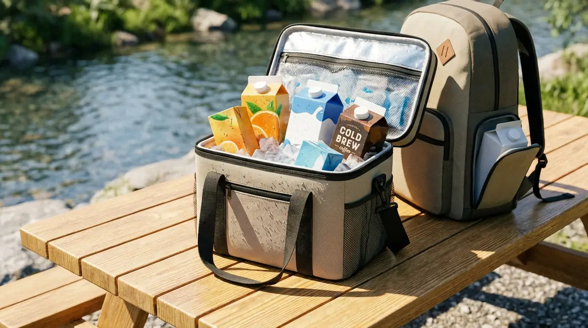 紙パック飲料の持ち運び&保冷テクニック