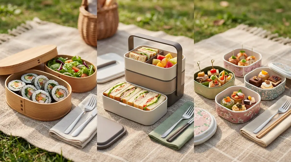 【献立例3パターン】そのまま真似できるピクニックデートお弁当セット