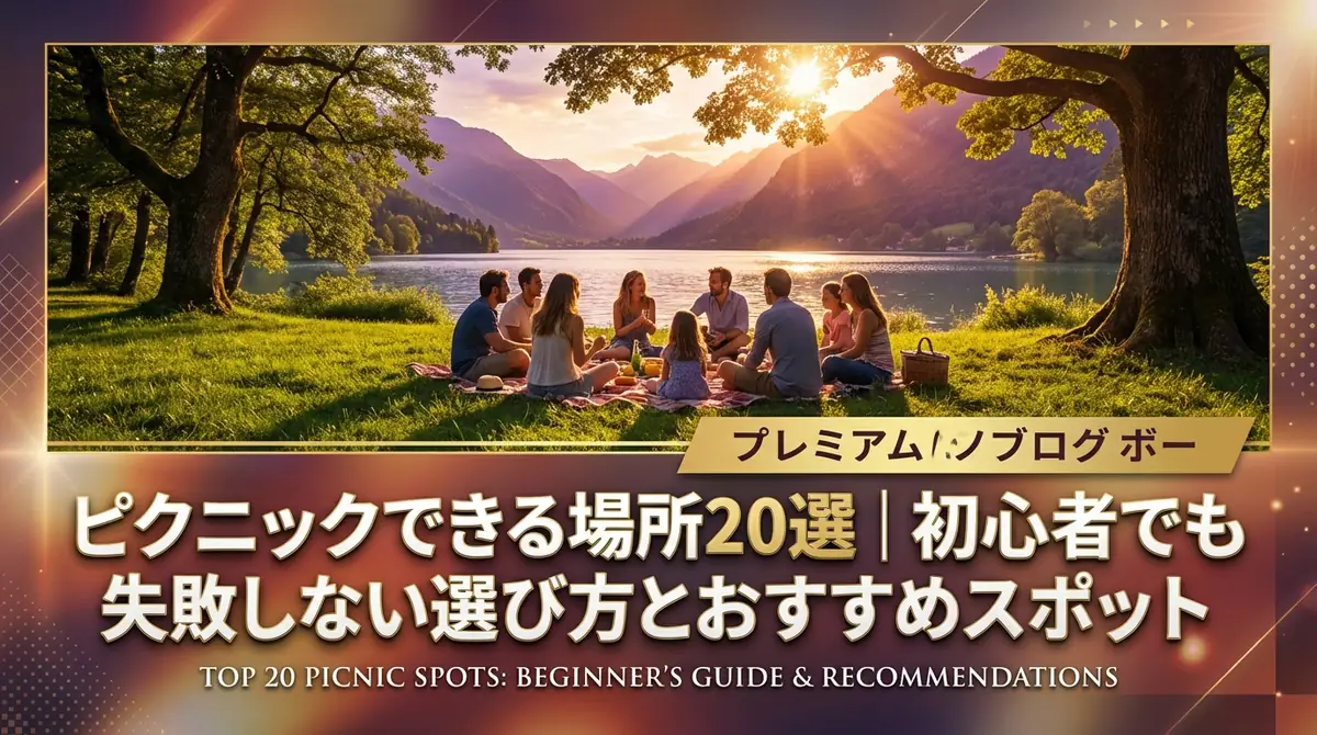 ピクニックできる場所20選｜初心者でも失敗しない選び方とおすすめスポット