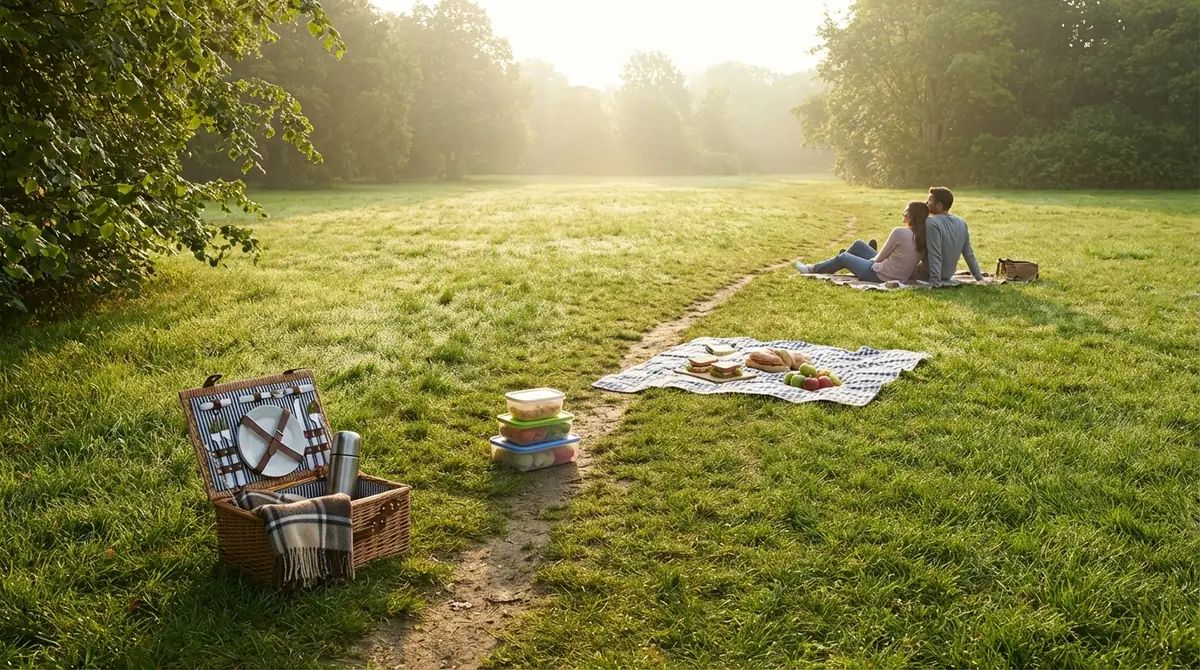 ピクニック当日の段取りタイムライン