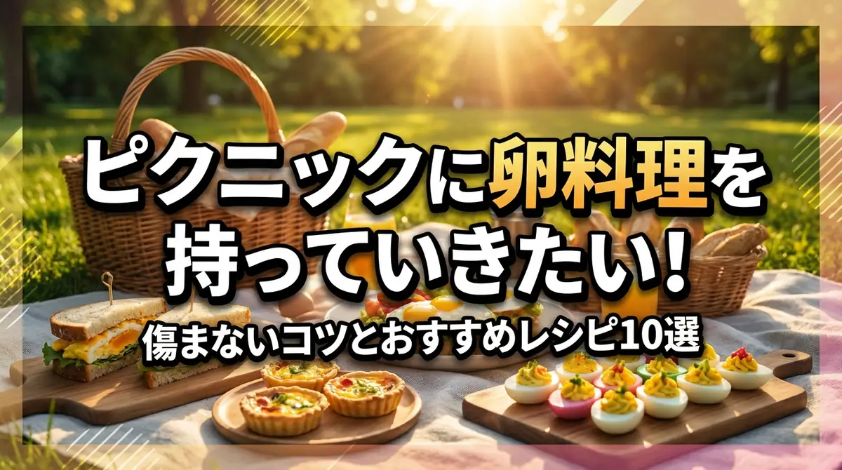 ピクニックに卵料理を持っていきたい！傷まないコツとおすすめレシピ10選