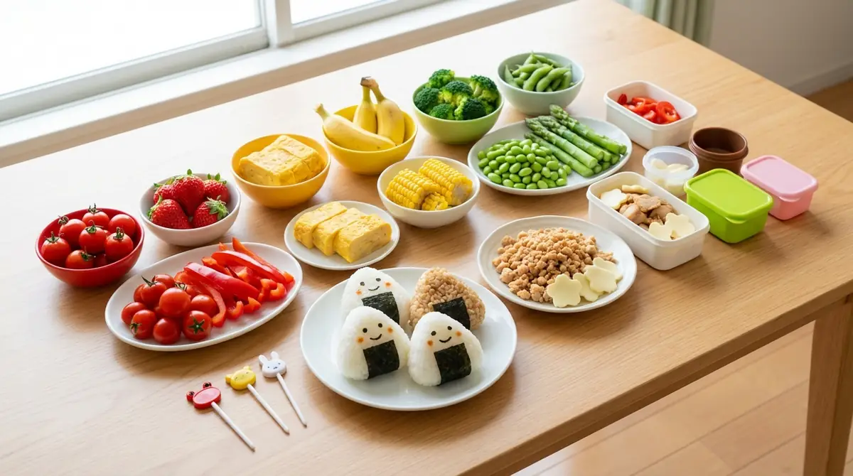 【色別】かわいいお弁当におすすめの食材リスト