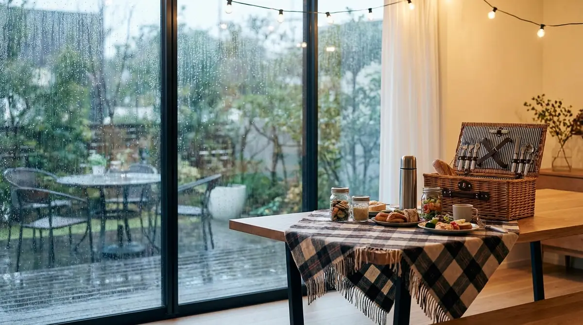 雨予報でもピクニックは諦めなくてOK!4つの選択肢を紹介