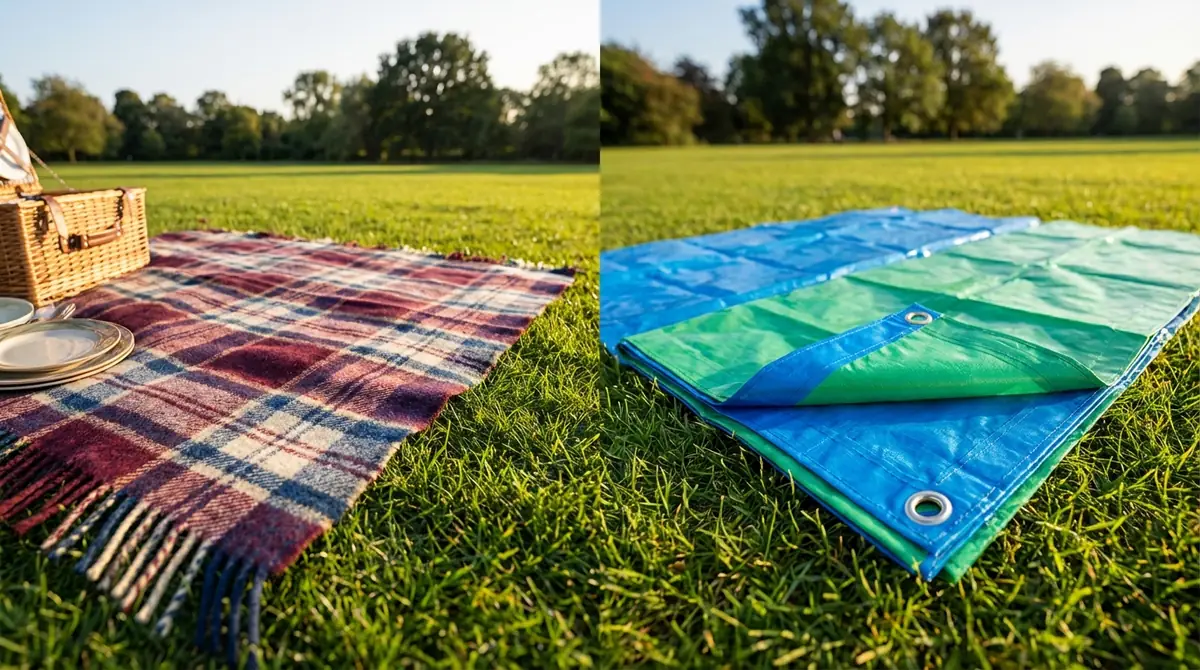 ピクニックラグとは?レジャーシートとの違い