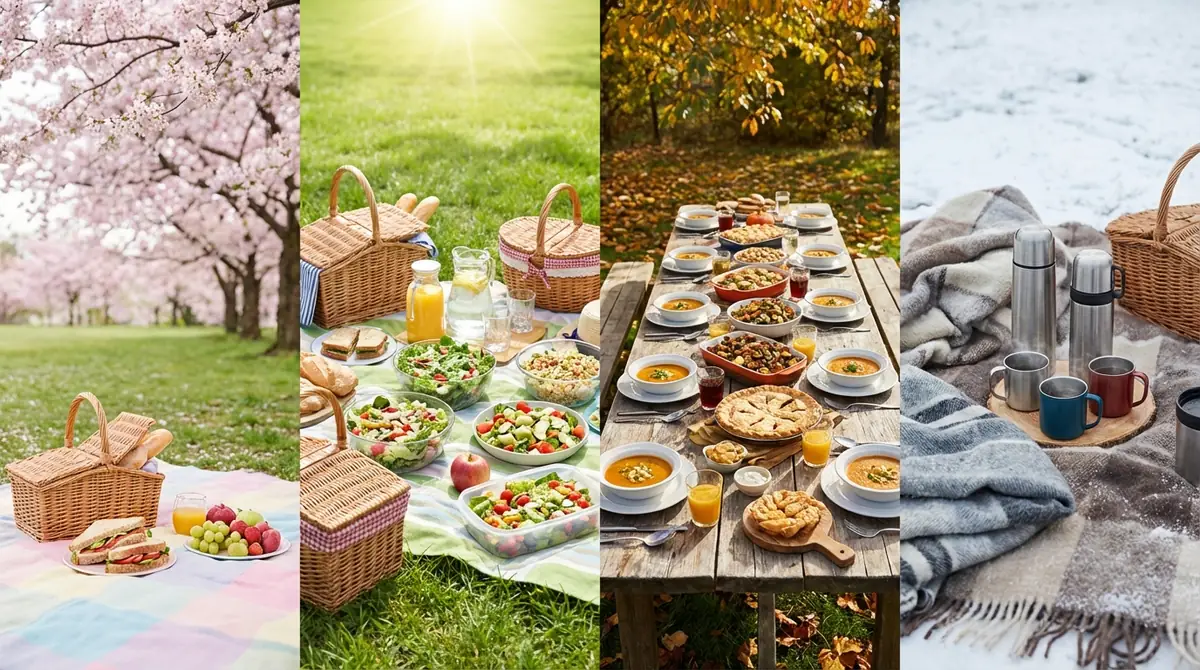 人数別の量と季節別の注意点|ピクニックランチの基本
