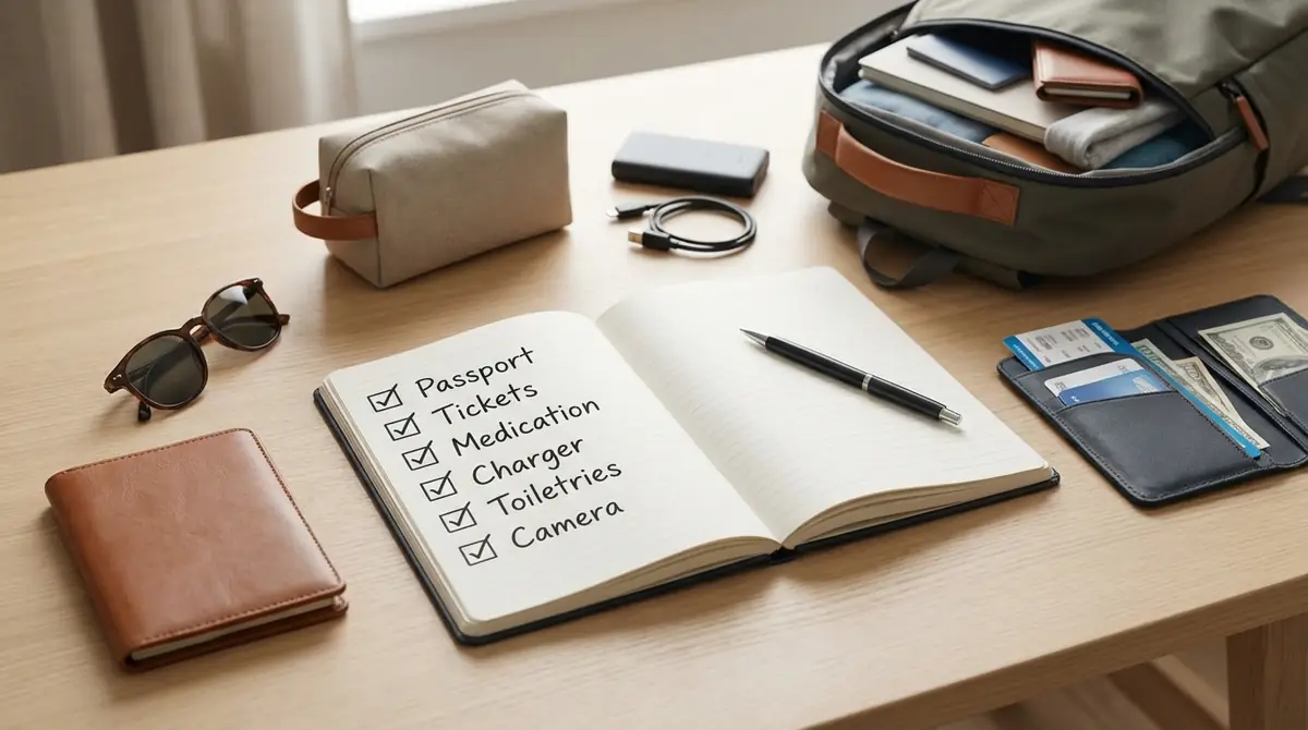 出発前の最終チェックリスト|忘れ物ゼロで安心