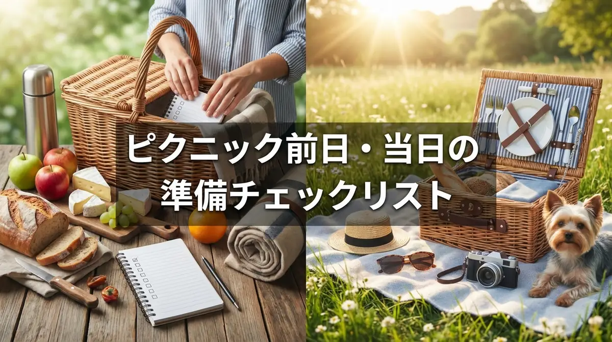 失敗しない!ピクニック前日・当日の準備チェックリスト