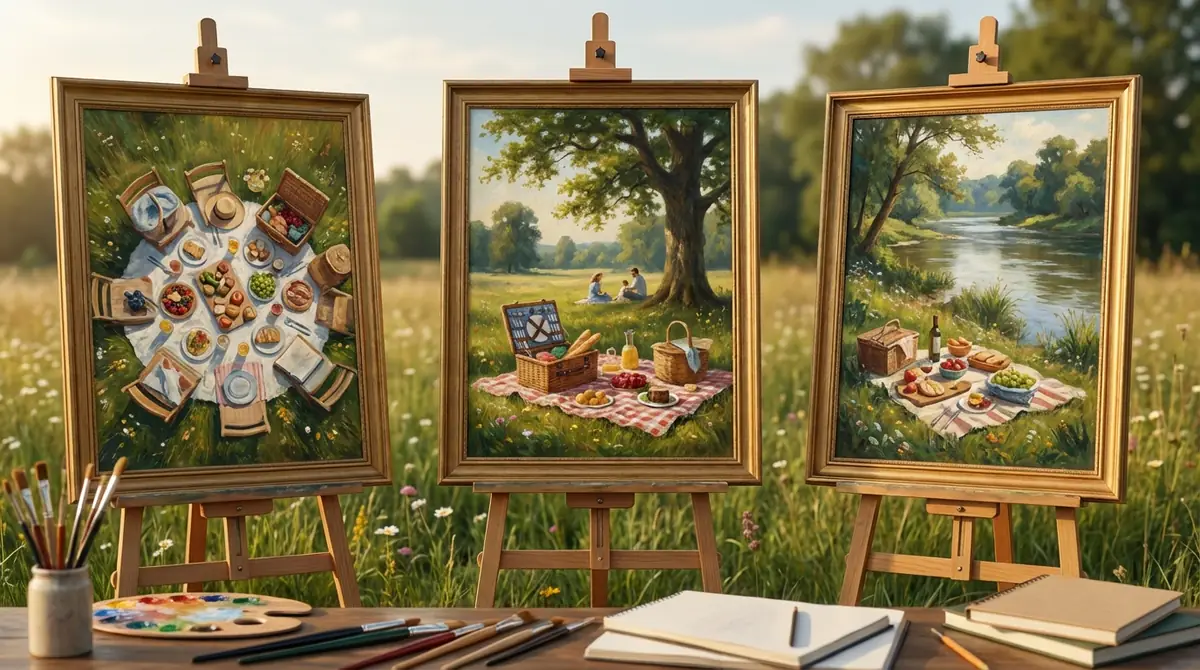 真似するだけでOK!ピクニックの絵の構図パターン3選