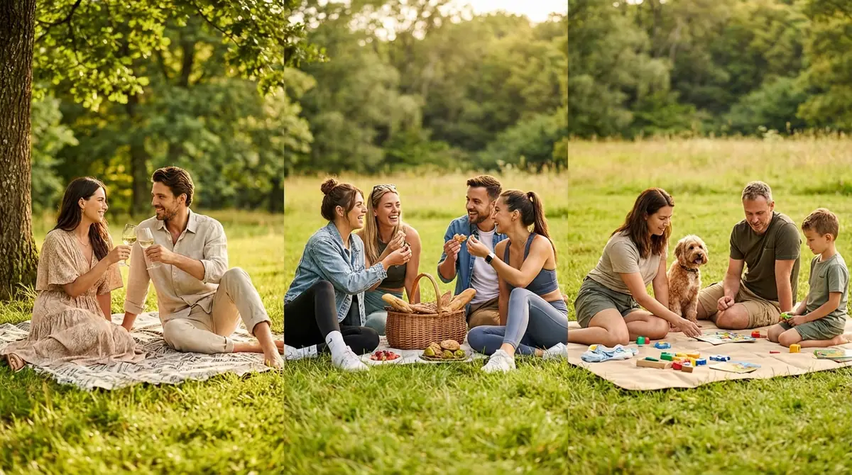【シーン別】デート・友達・家族で変わるピクニック服のポイント