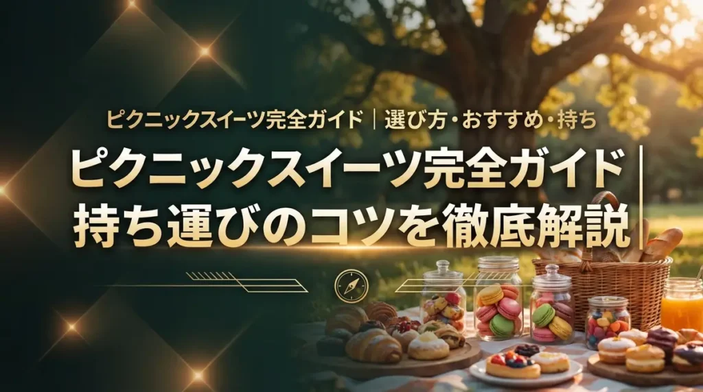 ピクニックスイーツ完全ガイド｜選び方・おすすめ・持ち運びのコツを徹底解説