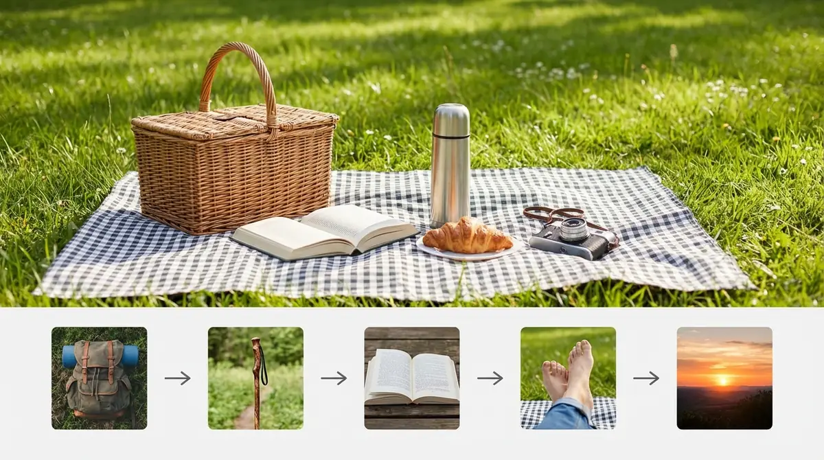 初めての1人ピクニック|当日の流れ5ステップ