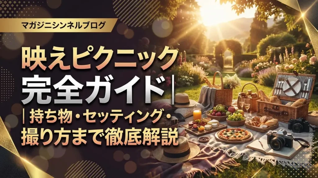 映えピクニック完全ガイド｜持ち物・セッティング・撮り方まで徹底解説