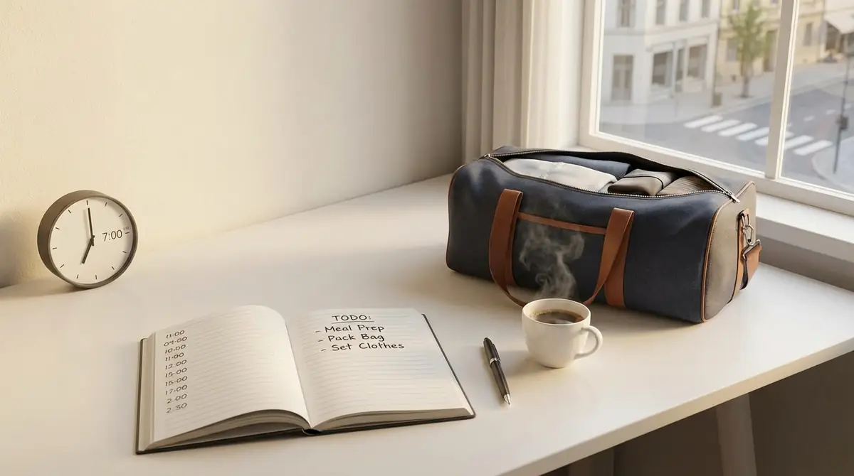 前日準備でラクする！タイムスケジュール例