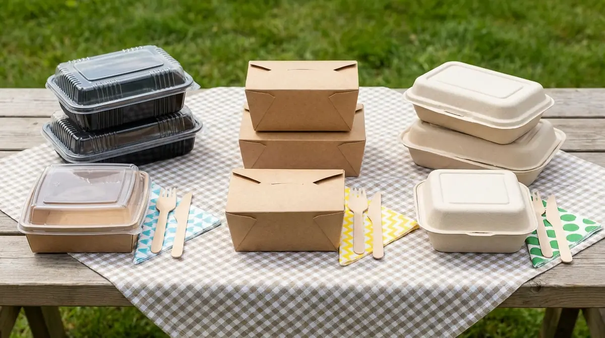 100均3社のピクニック用使い捨てお弁当箱を徹底比較