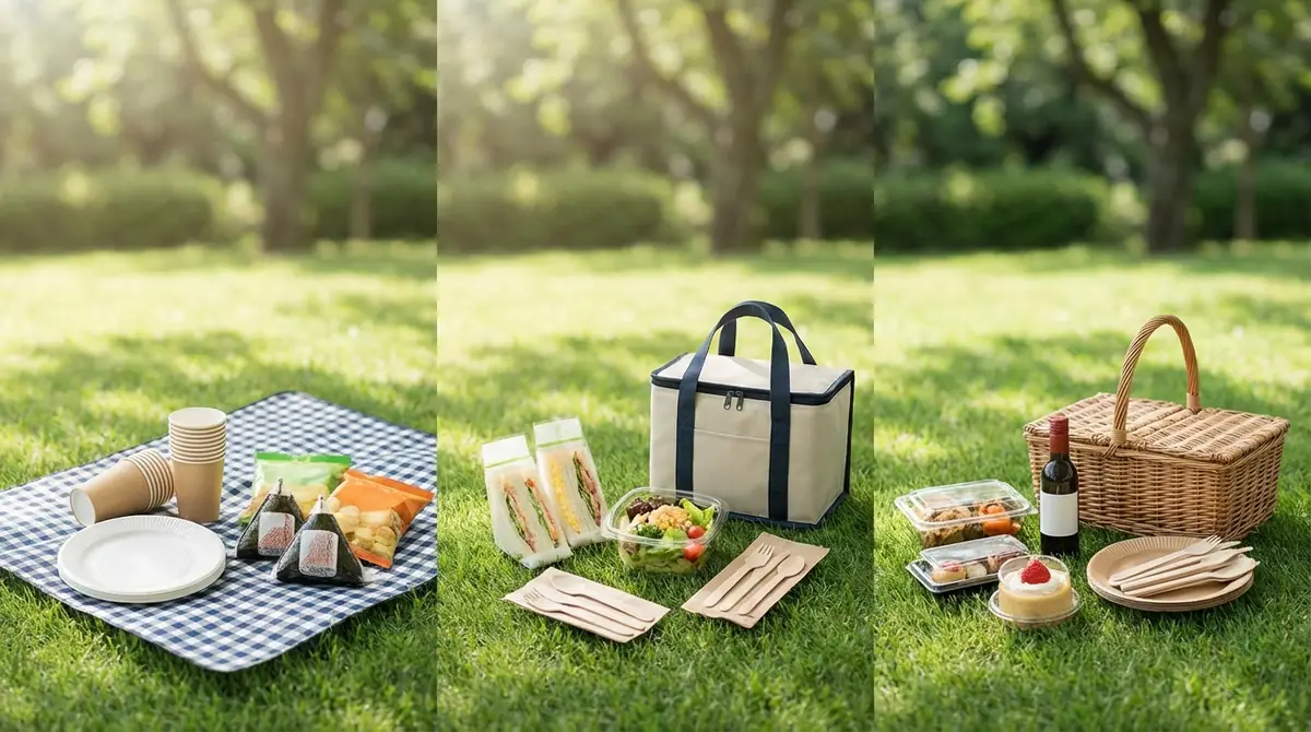 【予算別】100均・コンビニで揃えるピクニックセット