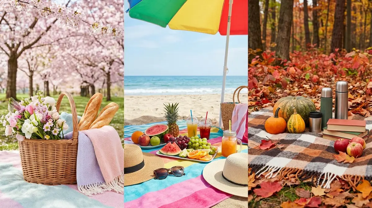 【季節別】春夏秋で追加したいピクニック持ち物