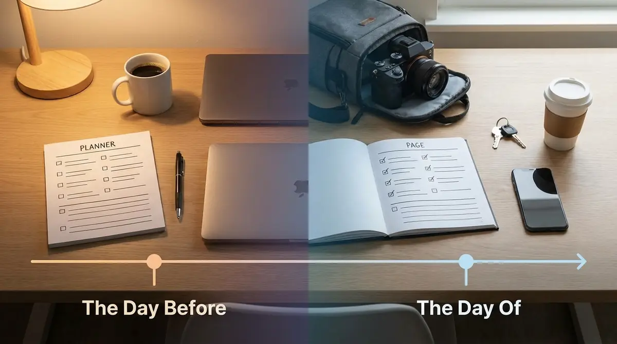 【準備の流れ】前日・当日のやることリスト