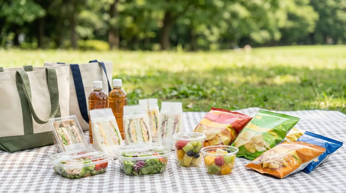買うだけ派向け｜コンビニ・スーパーで揃えるピクニックの食べ物