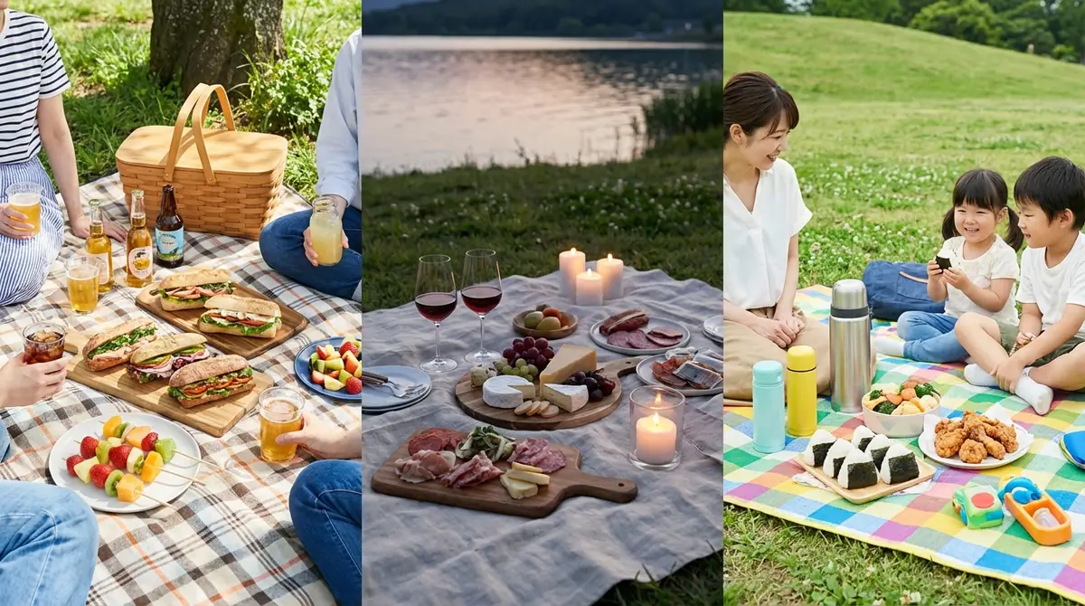 【シーン別】ピクニックご飯のおすすめ組み合わせ