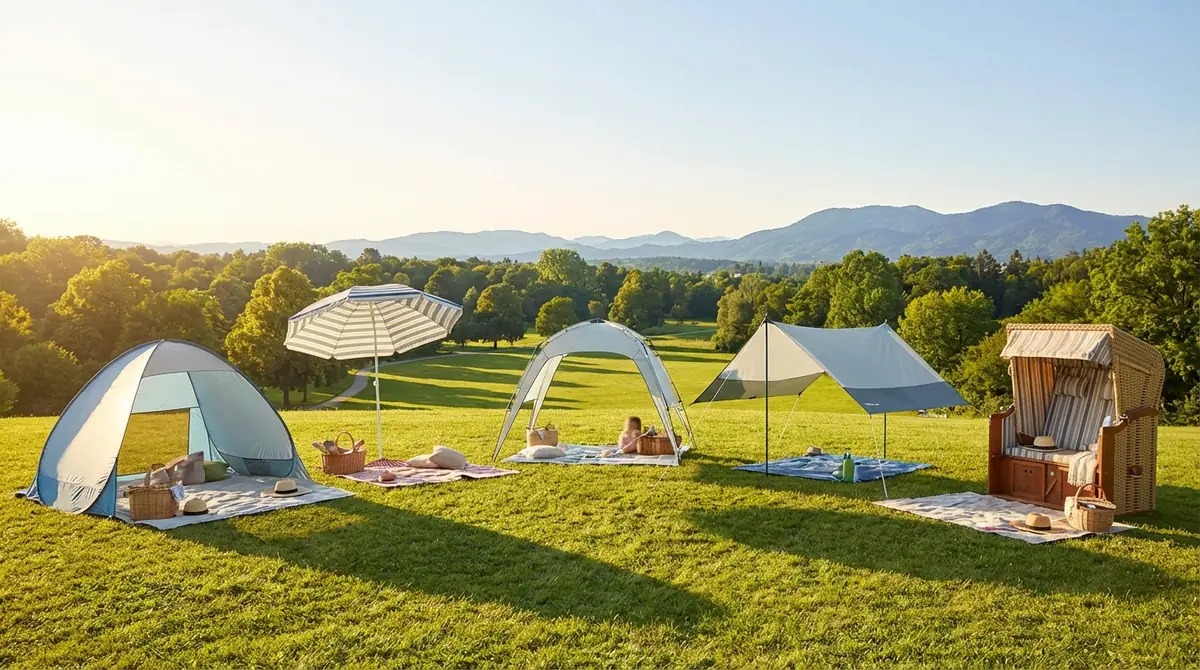 ピクニック用日よけアイテム5種類を徹底比較