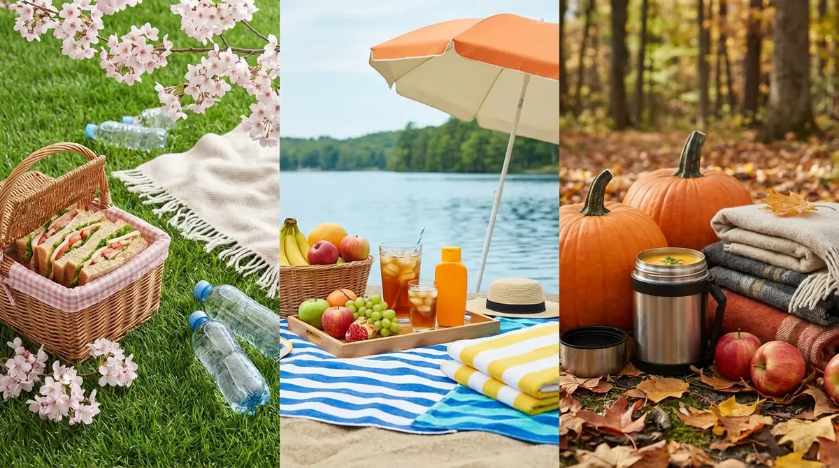 【季節別】春夏秋のピクニックで追加したい持ち物